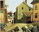 Edward Hopper Famous Paintings - Italian Quarter Gloucester